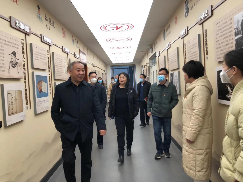 学院领导带队检查省级文明校园（标兵）迎检工作